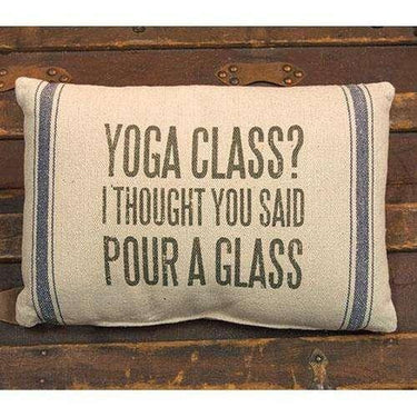 Yoga Class Pillow - The Fox Decor